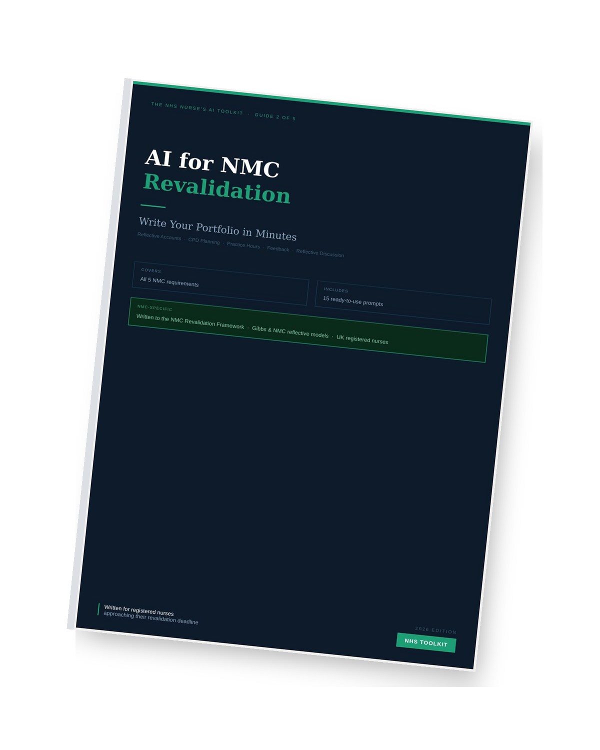 AI for NMC Revalidation PDF mockup